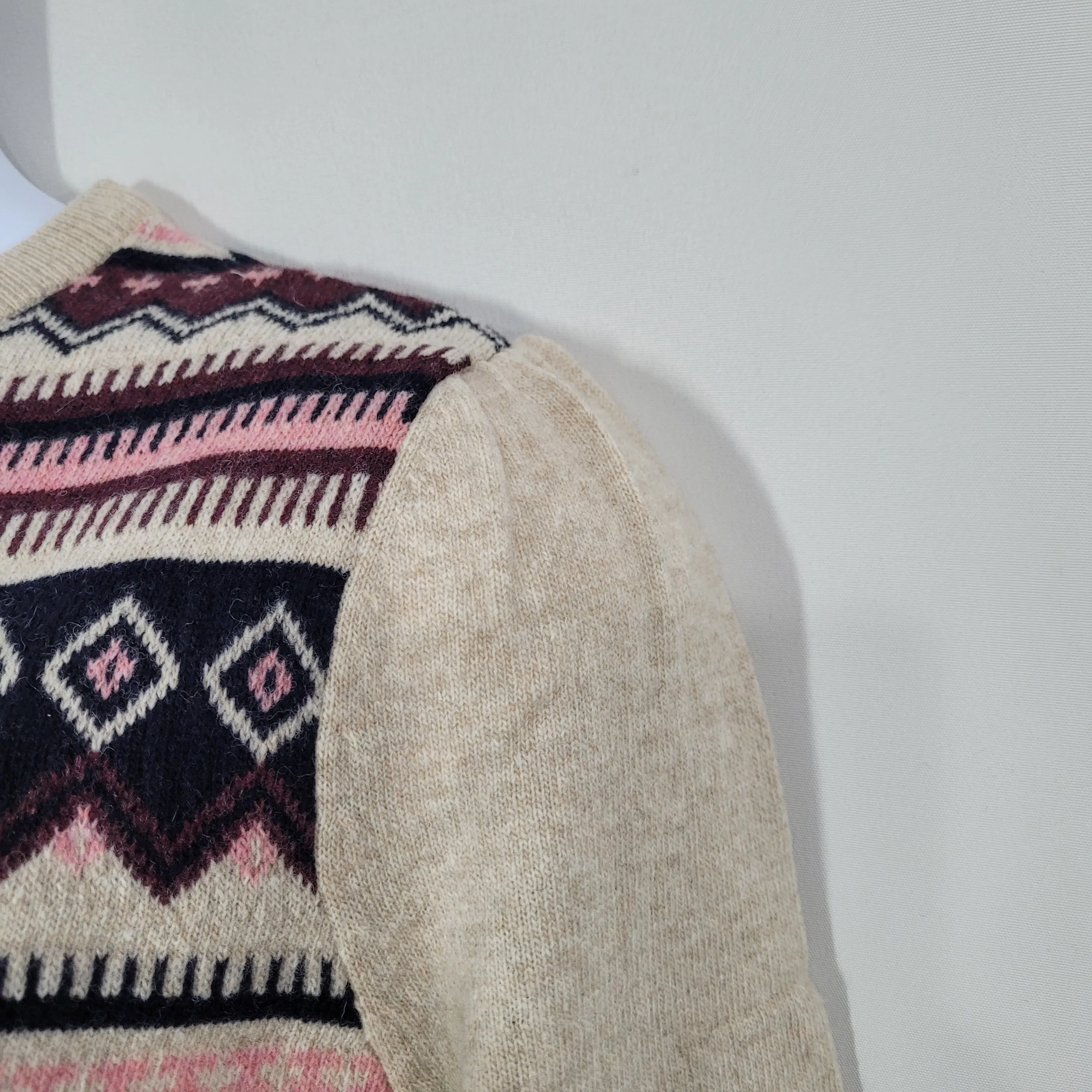 Barbour Birch Wool-Blend Pullover Sweater in Oatmeal