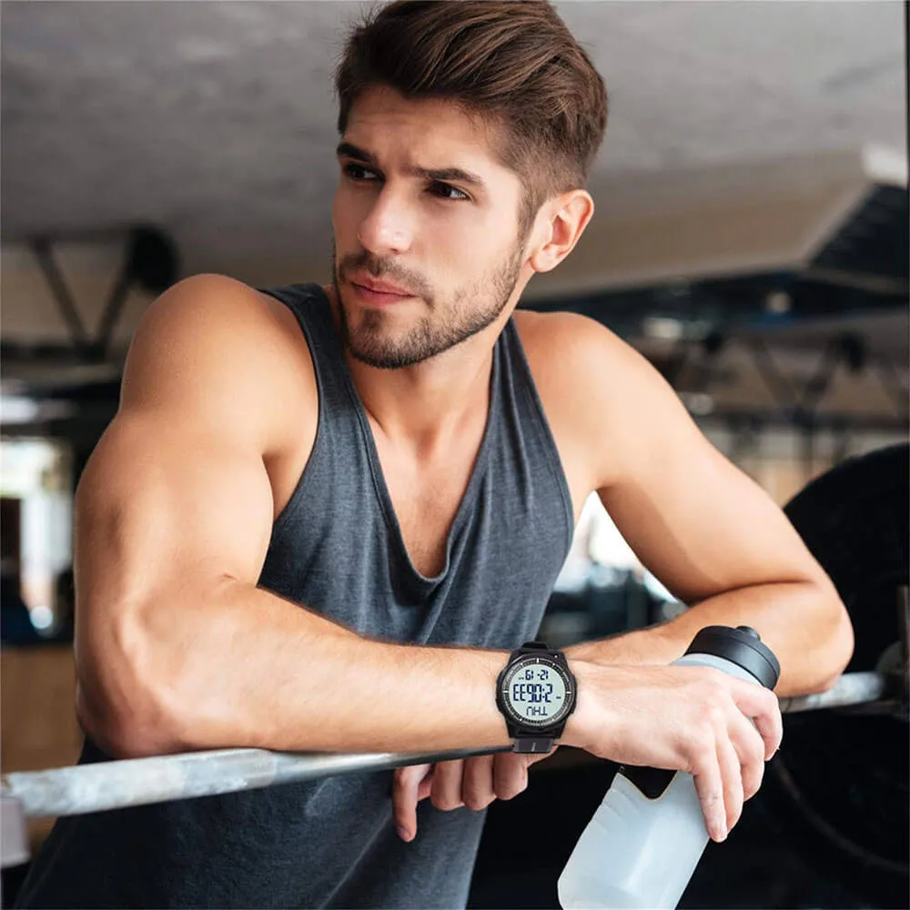 Beeasy AW02 Ultra-Thin Waterproof Digital Watch