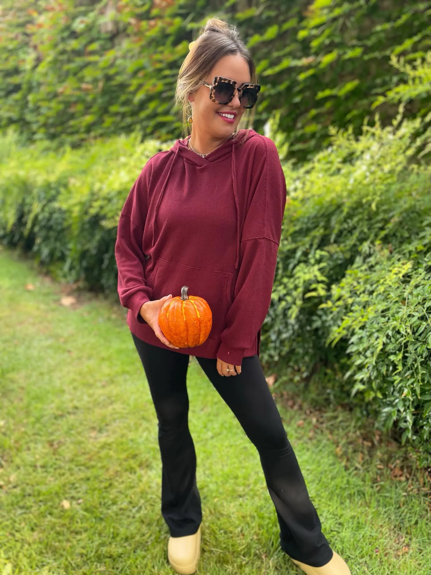 Best Selling Touch Of Fall Thermal Hoodie in Five Colors - RTS