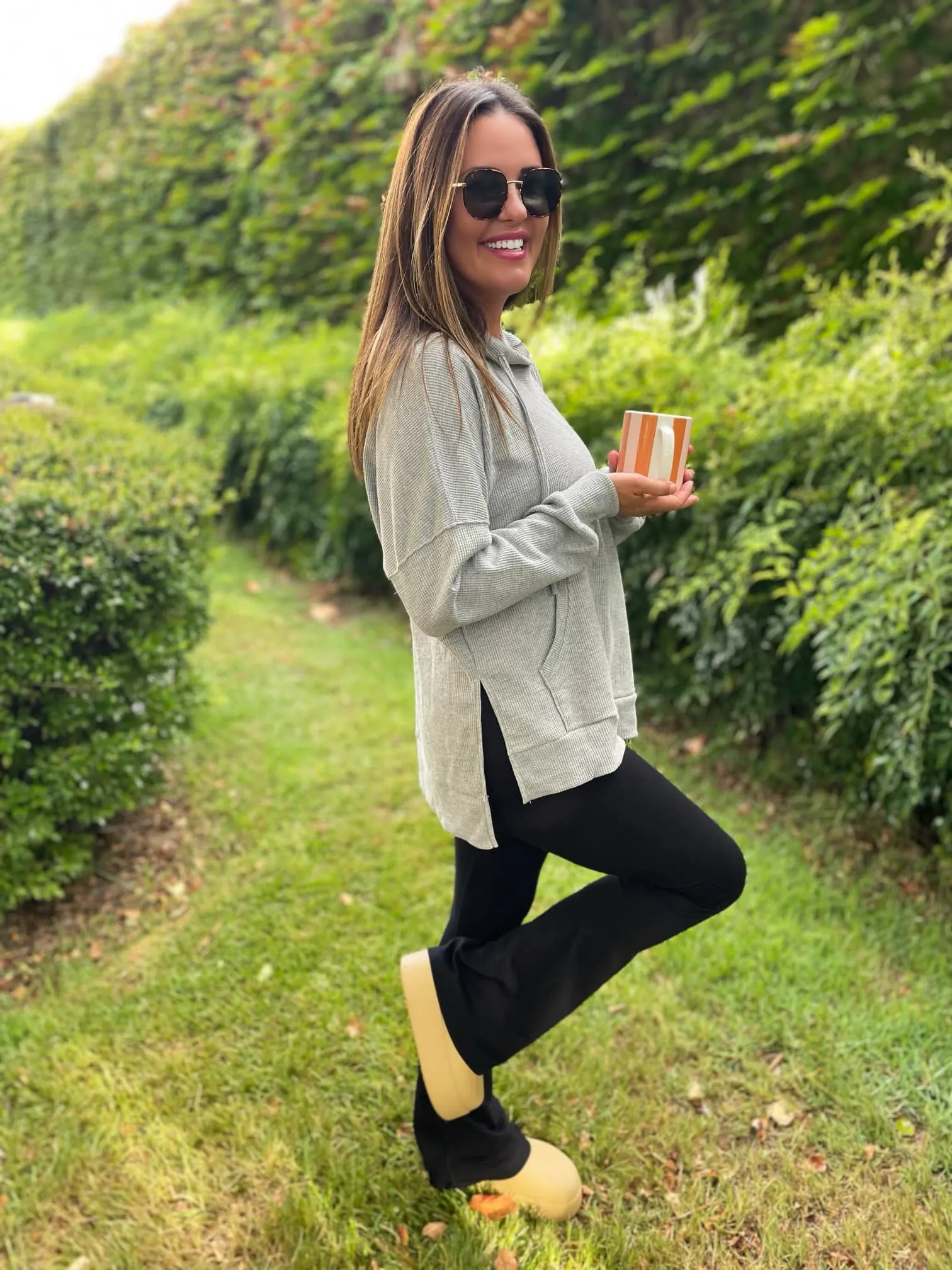 Best Selling Touch Of Fall Thermal Hoodie in Five Colors - RTS
