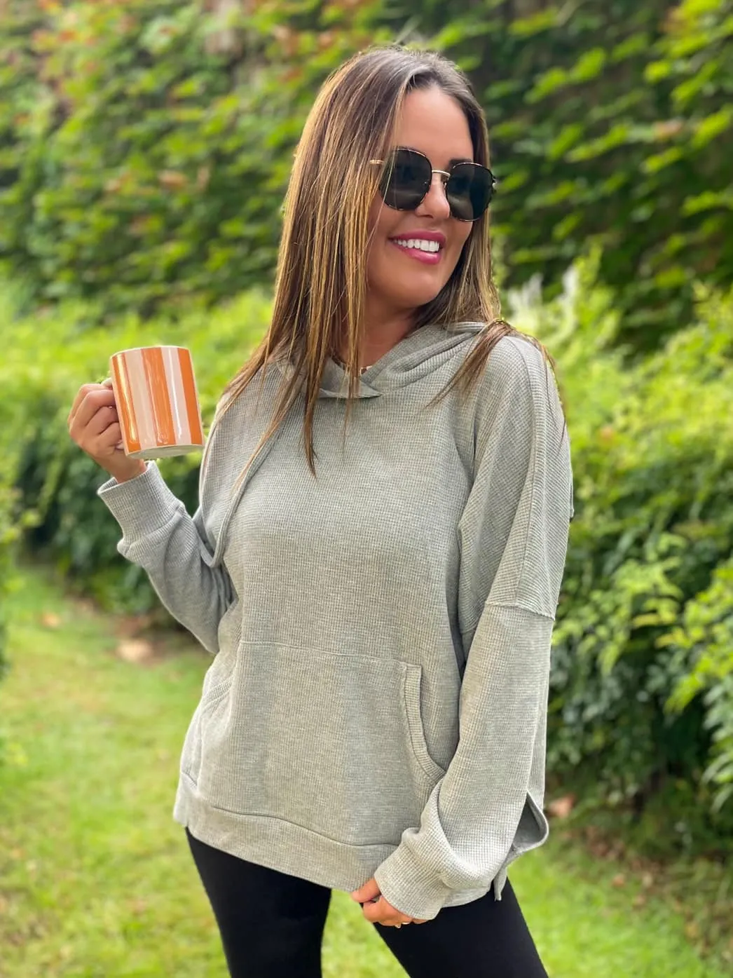 Best Selling Touch Of Fall Thermal Hoodie in Five Colors - RTS