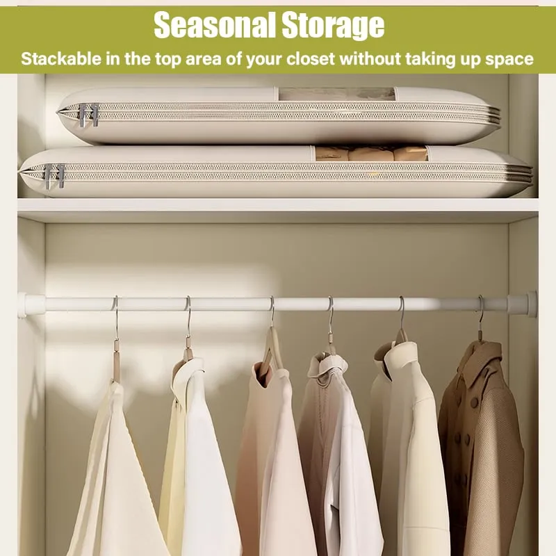 🔥Buy 4 get  20% off🔥Space Saving Hanging Garment Bag with Self Compression Zipper