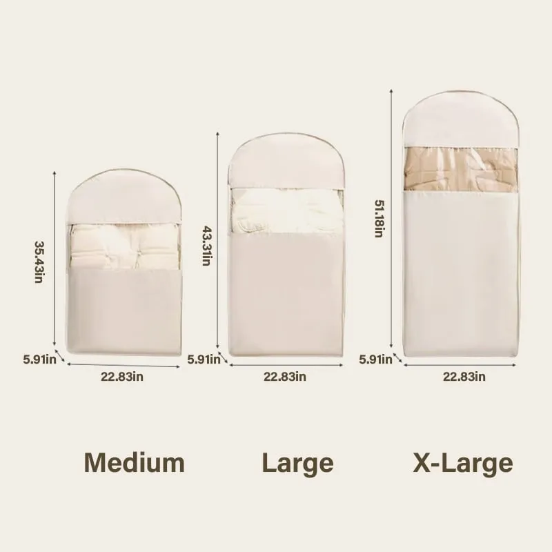 🔥Buy 4 get  20% off🔥Space Saving Hanging Garment Bag with Self Compression Zipper
