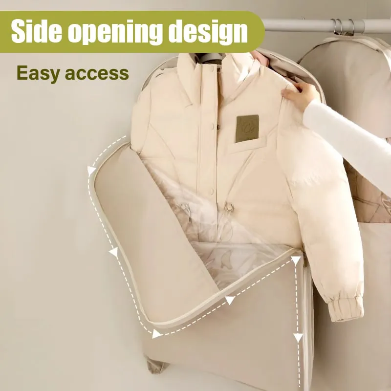 🔥Buy 4 get  20% off🔥Space Saving Hanging Garment Bag with Self Compression Zipper