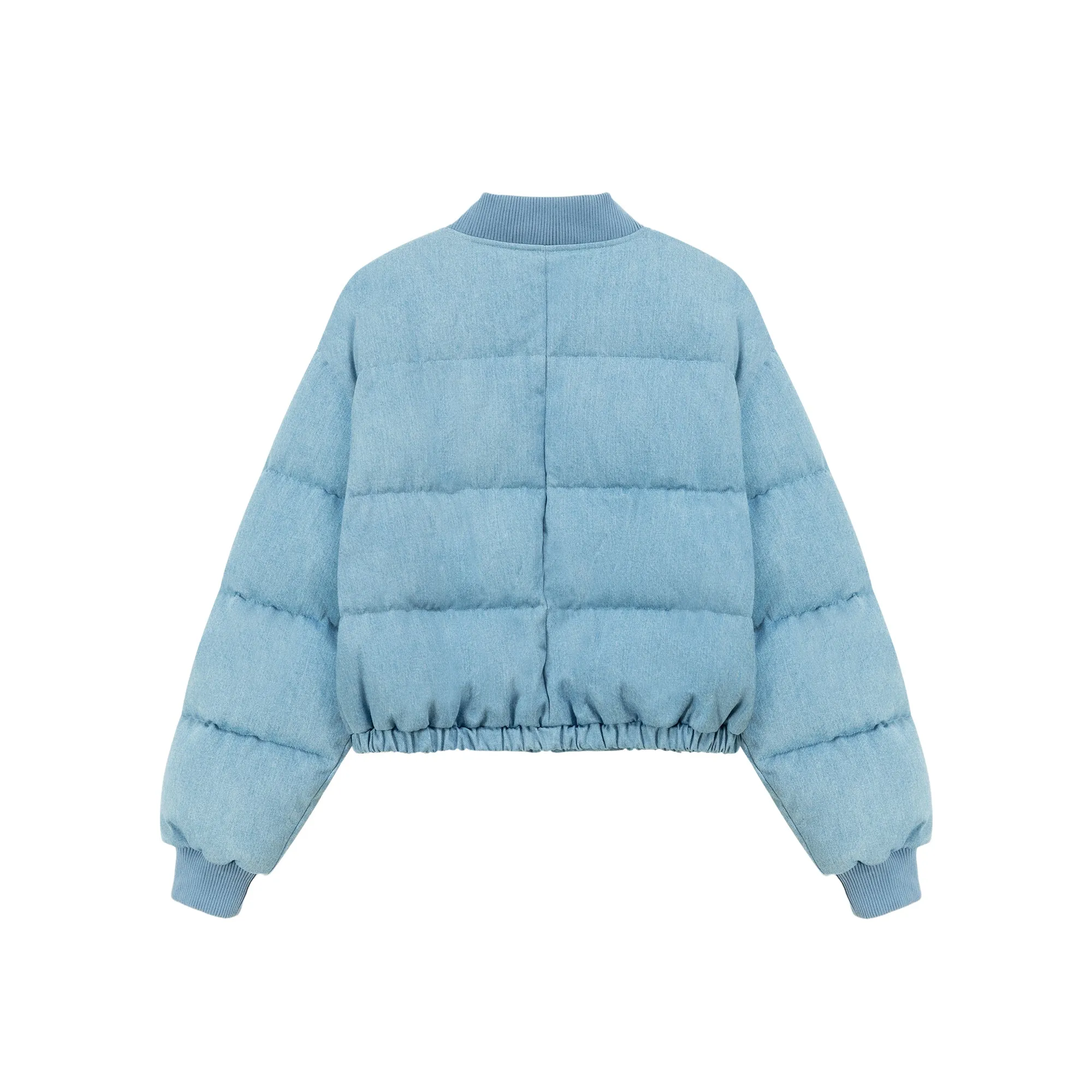 Duck Down Denim Padded Jacket