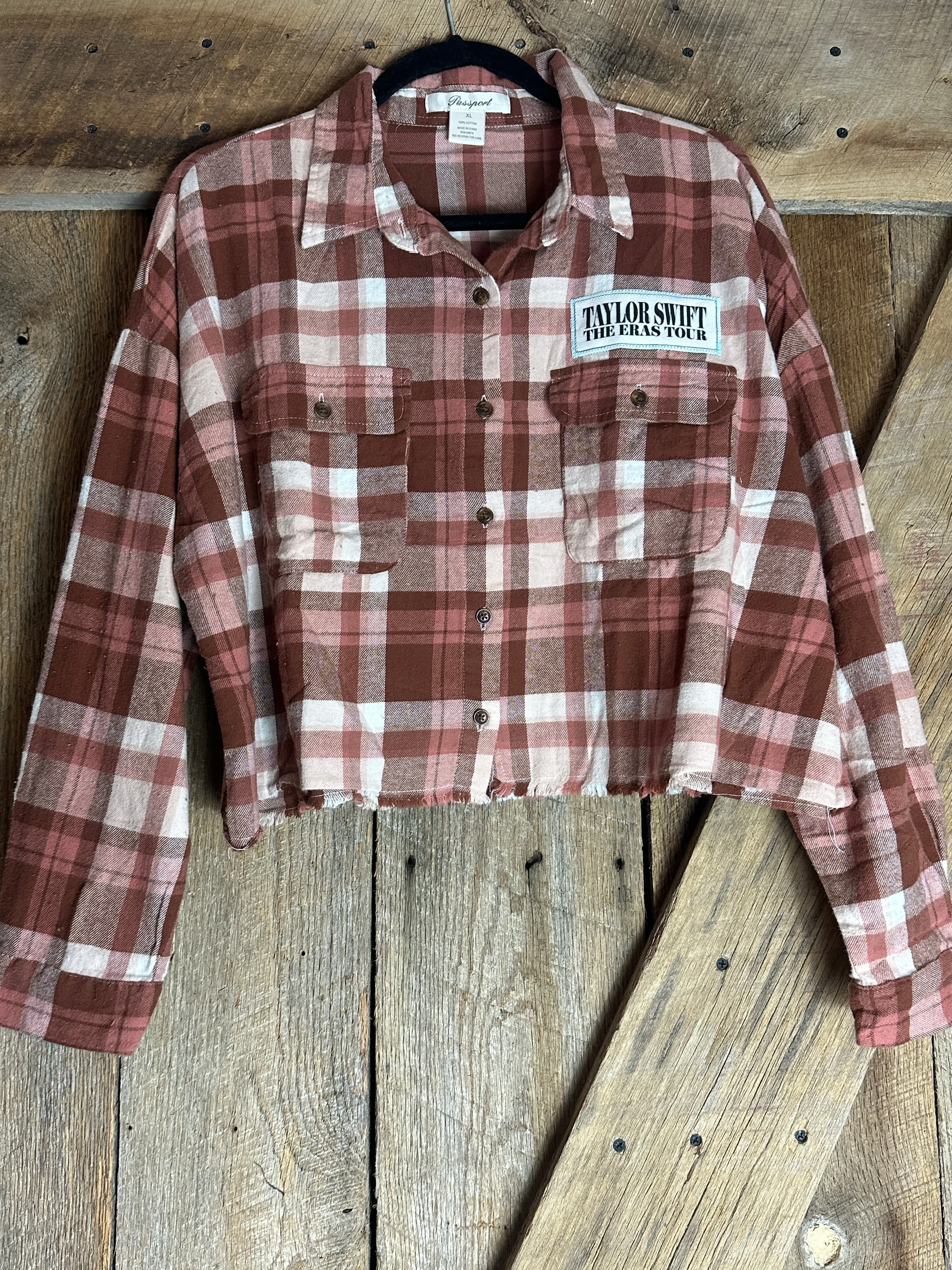 Eras Cropped Flannel