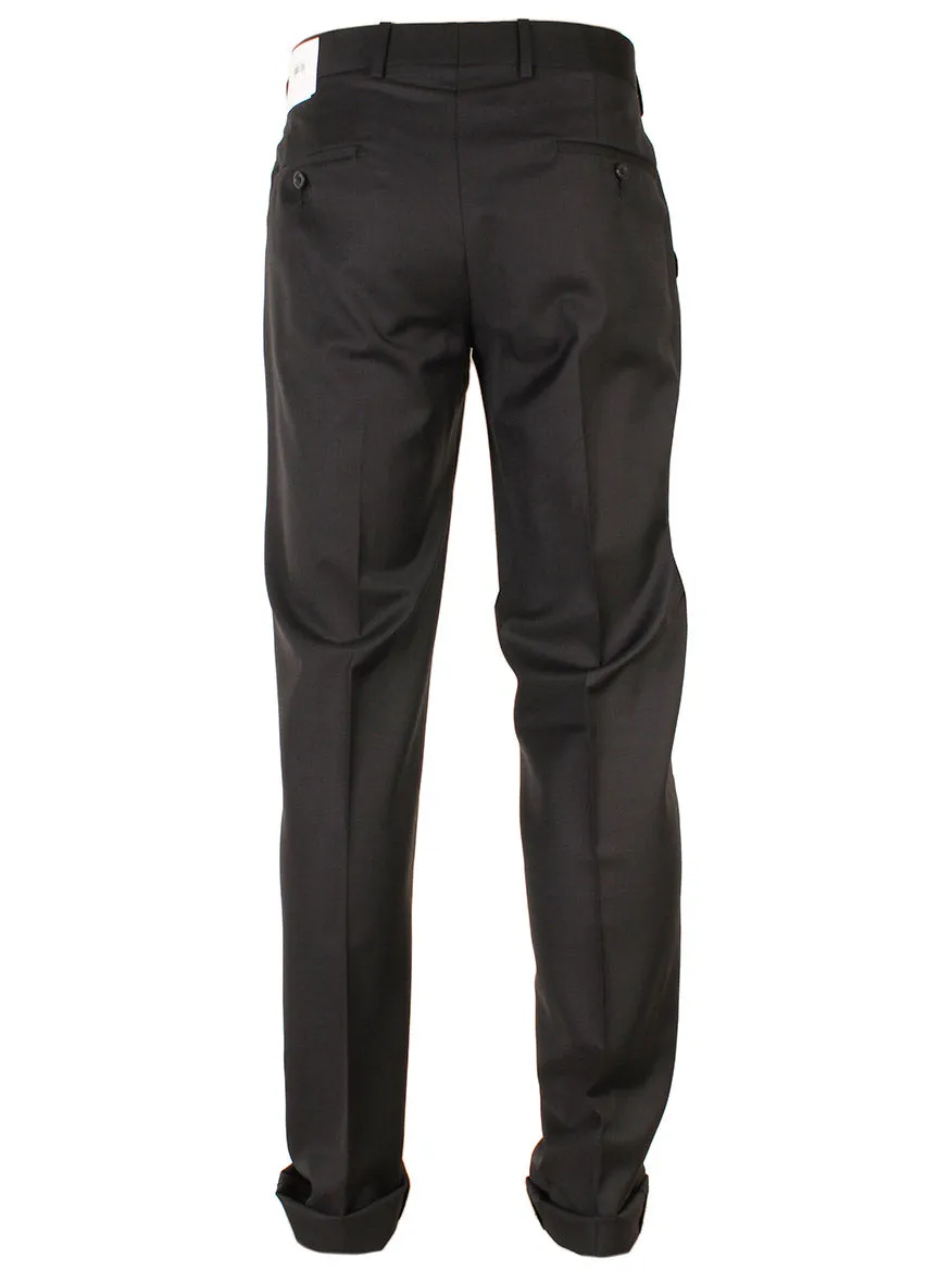 Larrimor's Collection Reda Super 130s Wool Trousers in Black