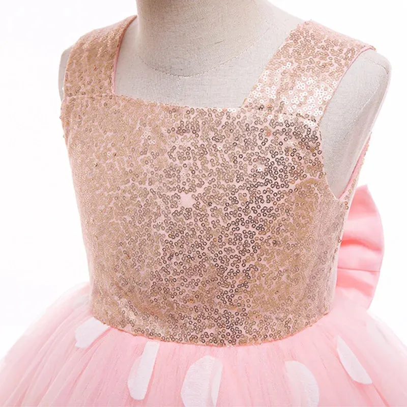 Newborn Baby Girls Polka Dot Princess Dress Kids 1st Year Baptism Costume Formal Evening Ball Gown Wedding Birthday Party Outfit