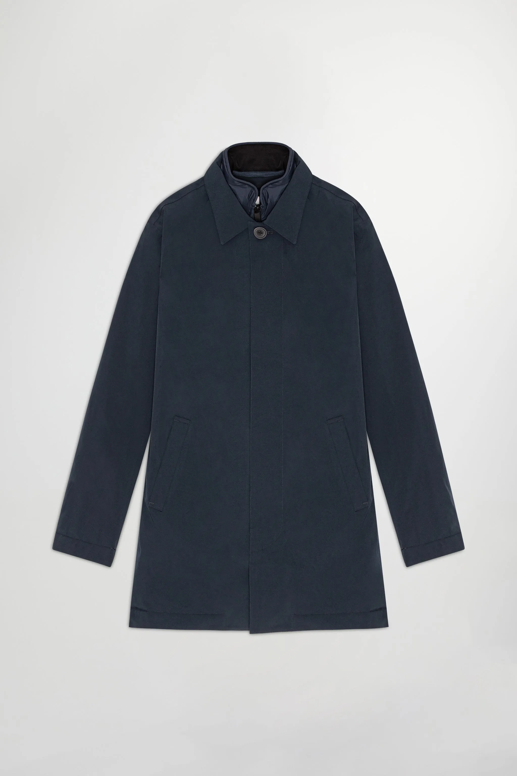 NN07 Blake 8240 Trench Coat in Navy