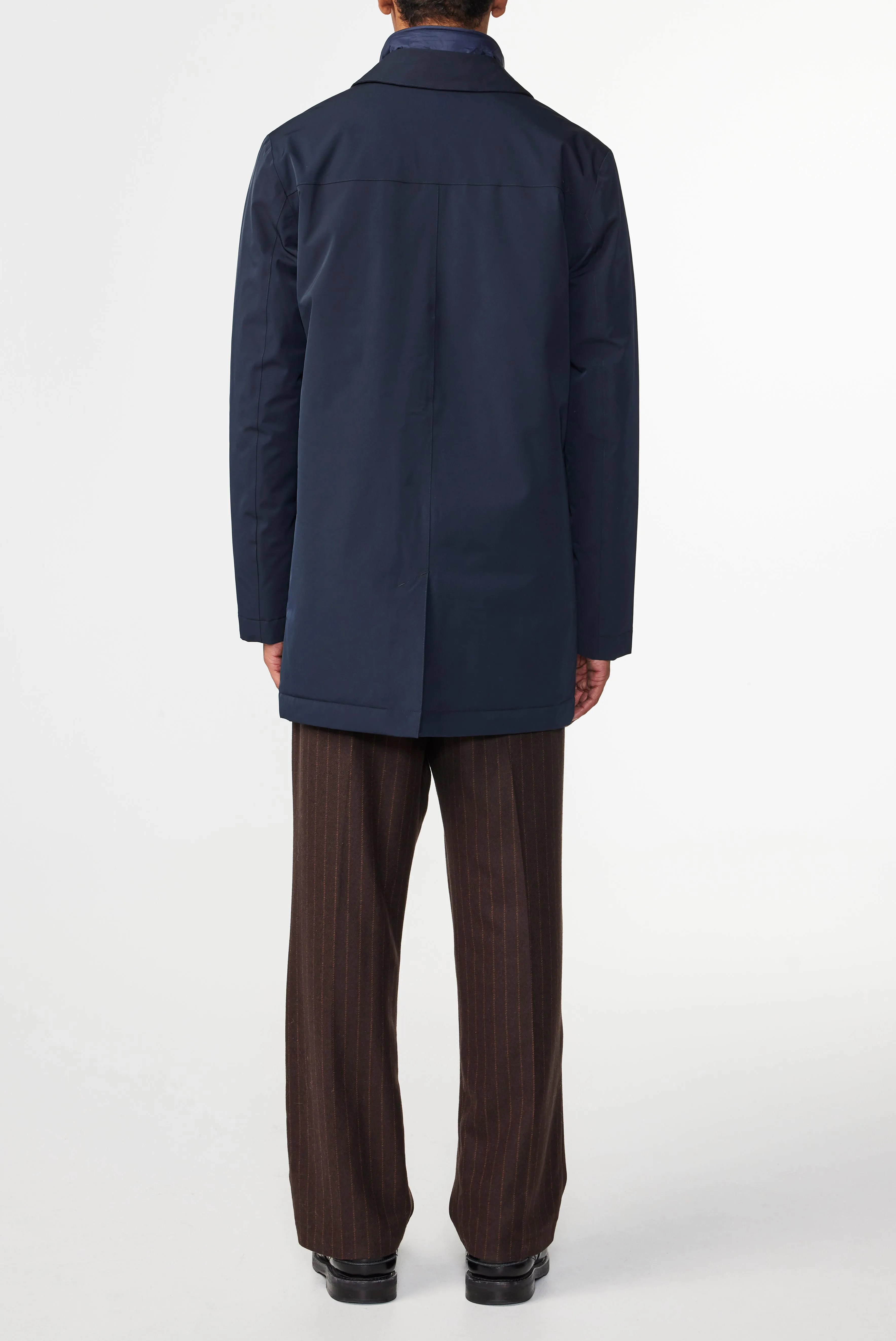NN07 Blake 8240 Trench Coat in Navy