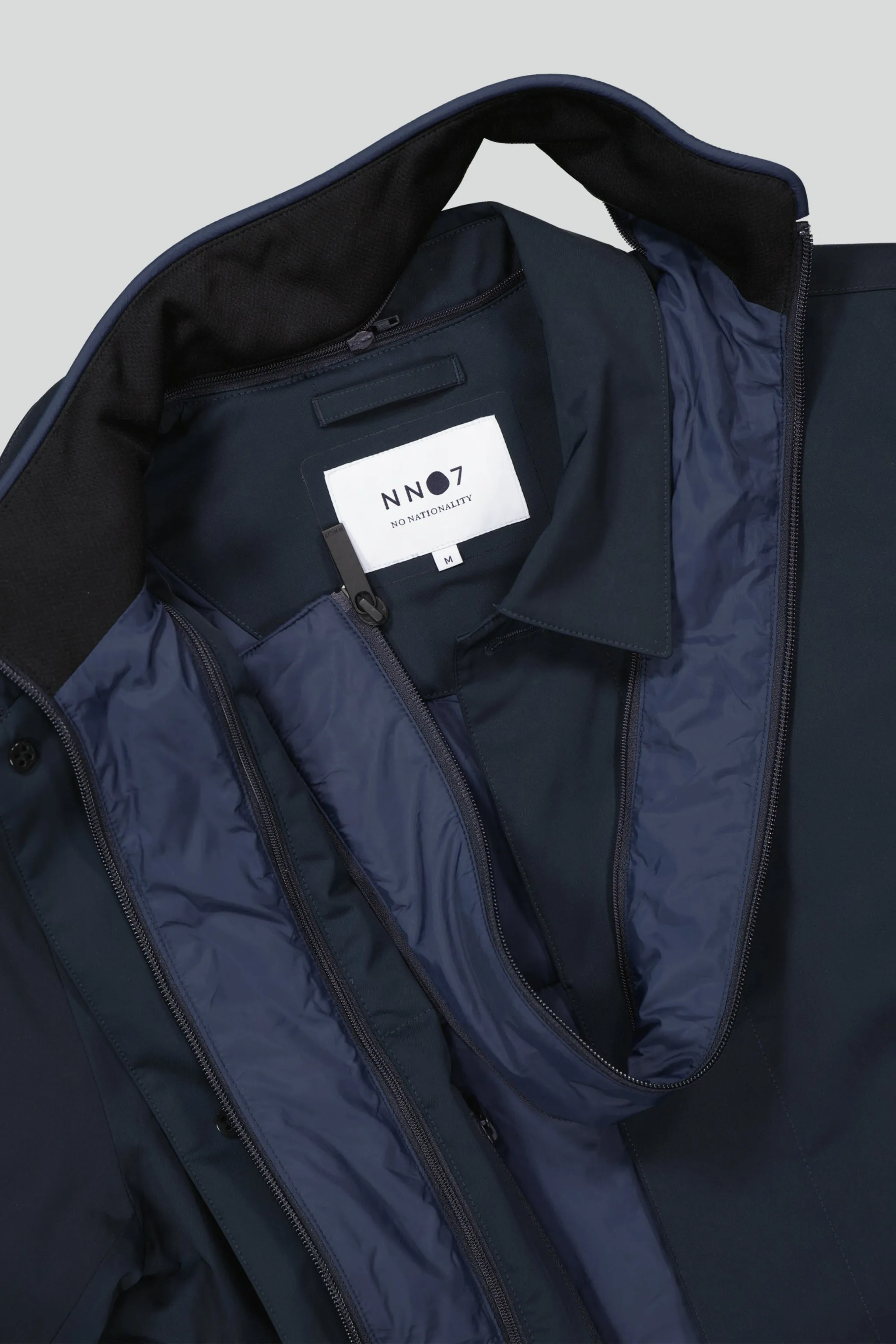 NN07 Blake 8240 Trench Coat in Navy