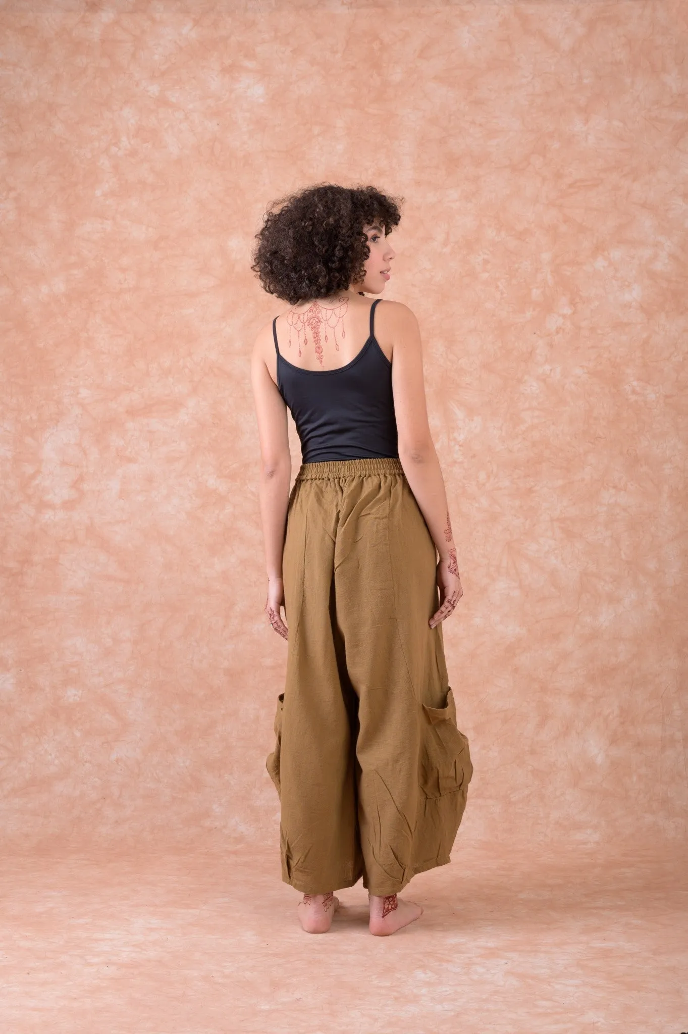 Rhea Boho Style Cargo Pants