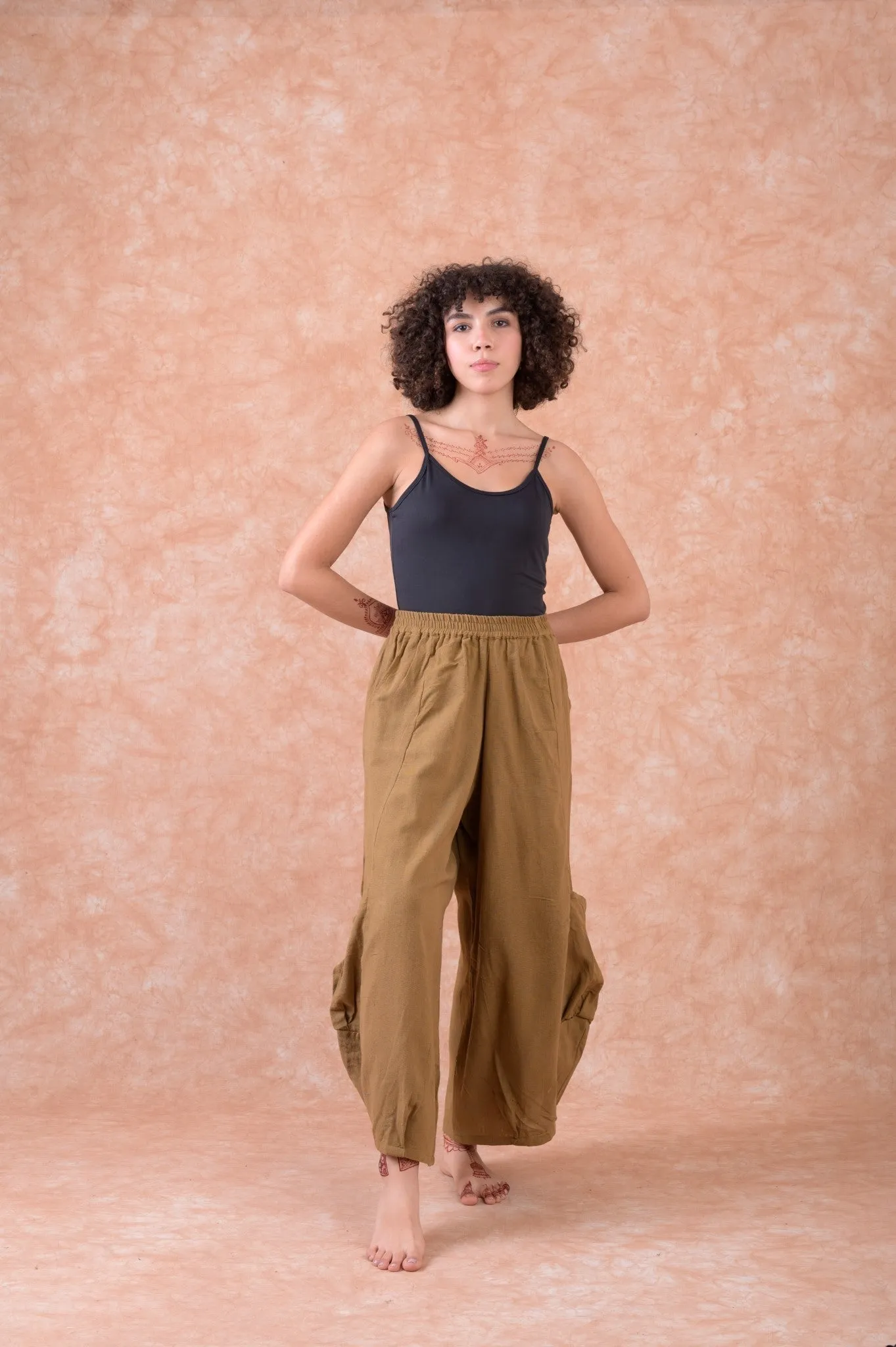 Rhea Boho Style Cargo Pants