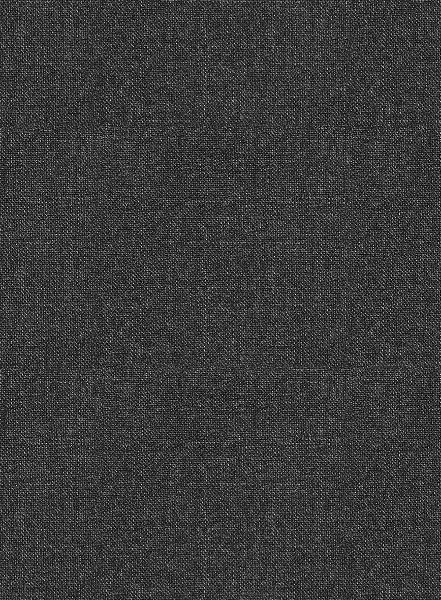 Scabal Dark Charcoal Wool Pants