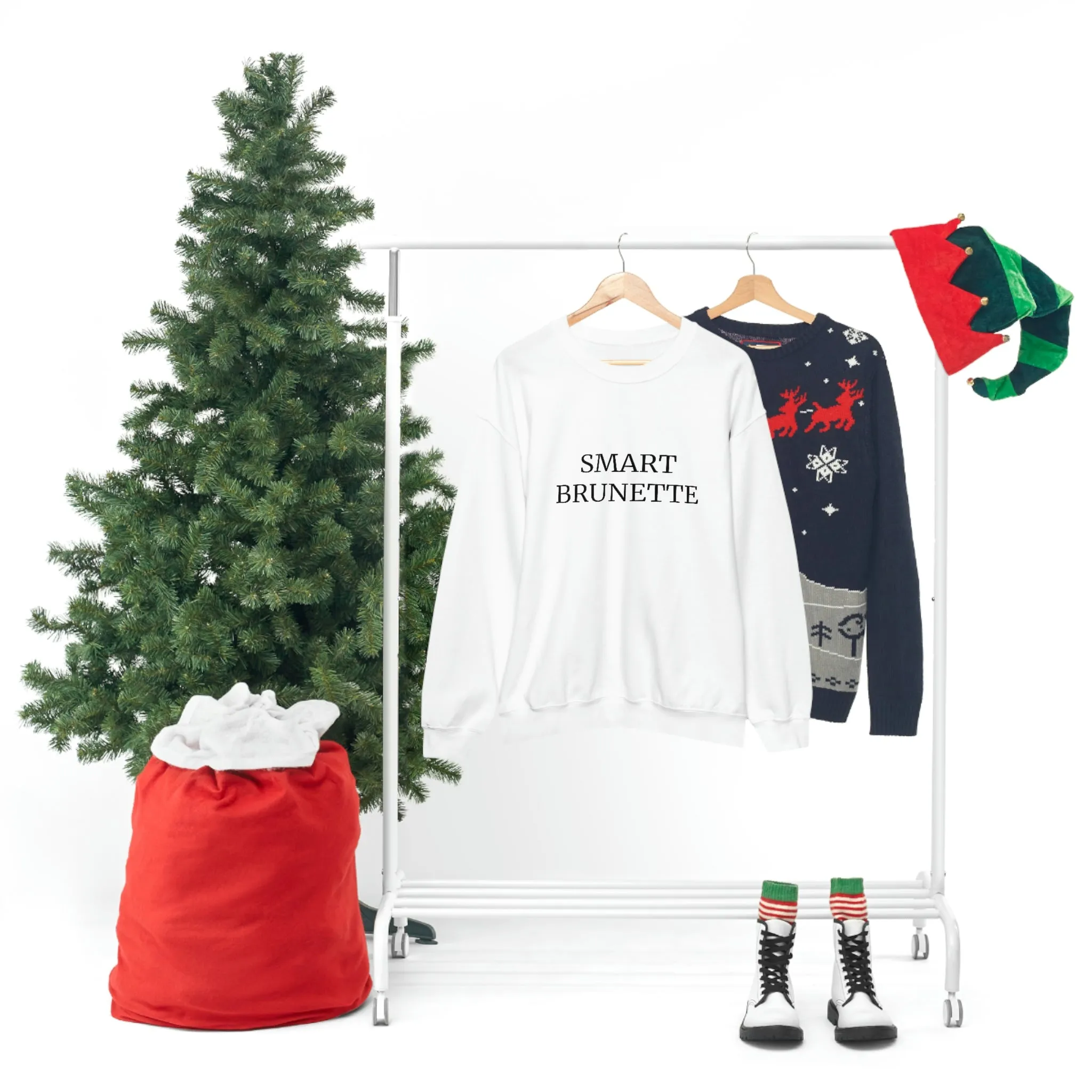 SMART BRUNETTE SWEATSHIRT