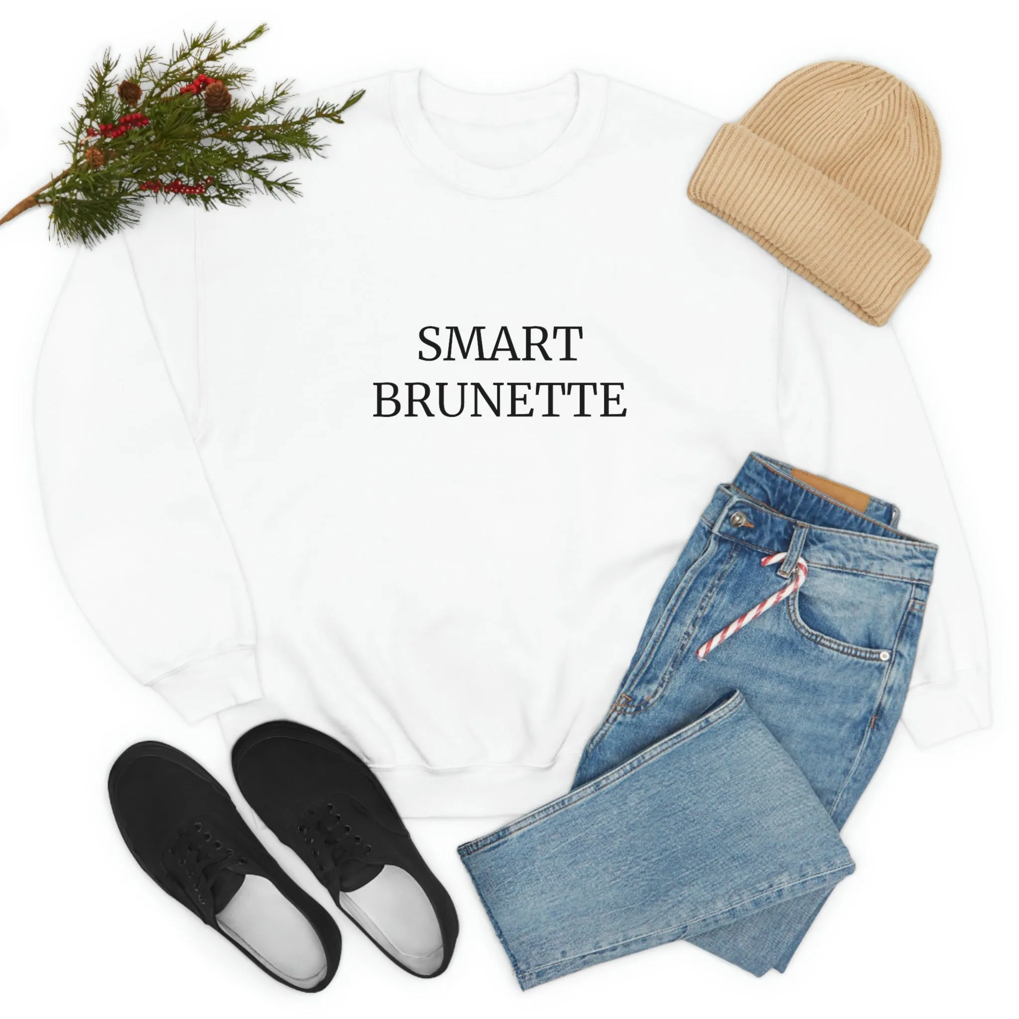 SMART BRUNETTE SWEATSHIRT