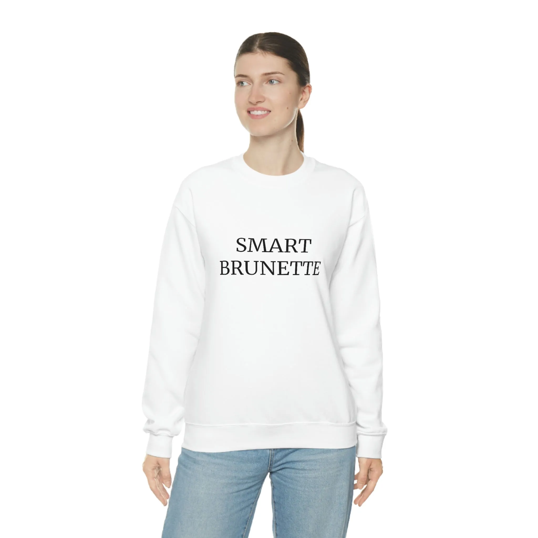 SMART BRUNETTE SWEATSHIRT