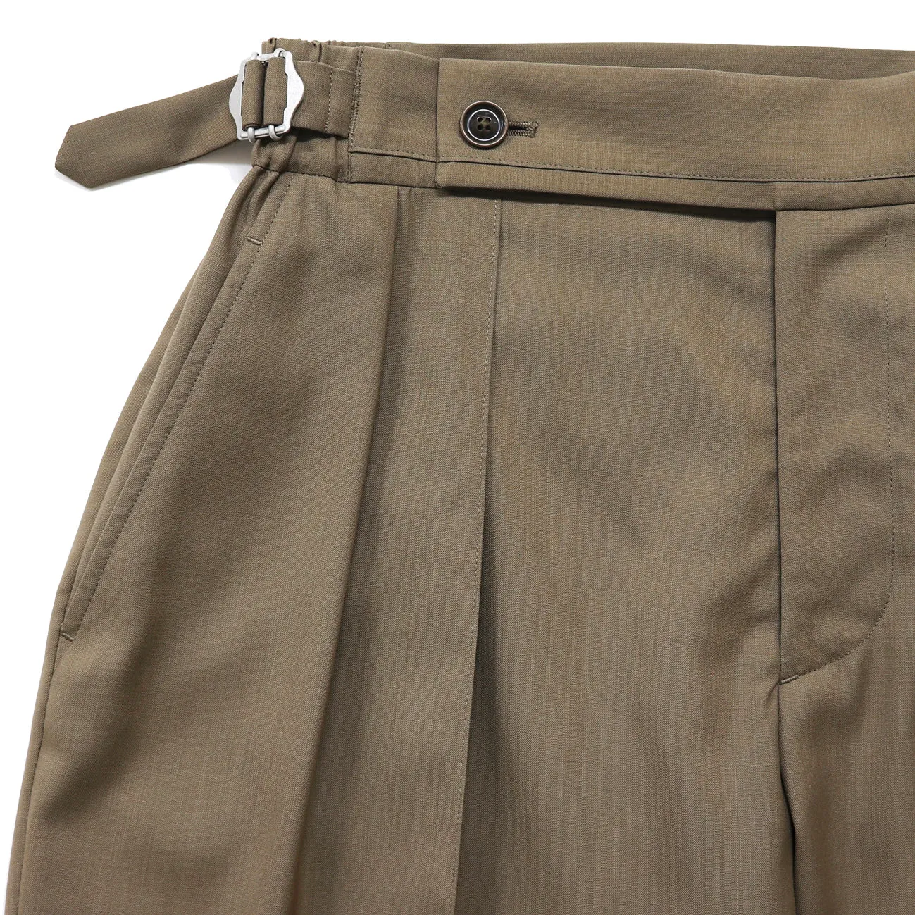 SYT-23SS-P03 2-TACK WOOL TROPICAL TROUSERS