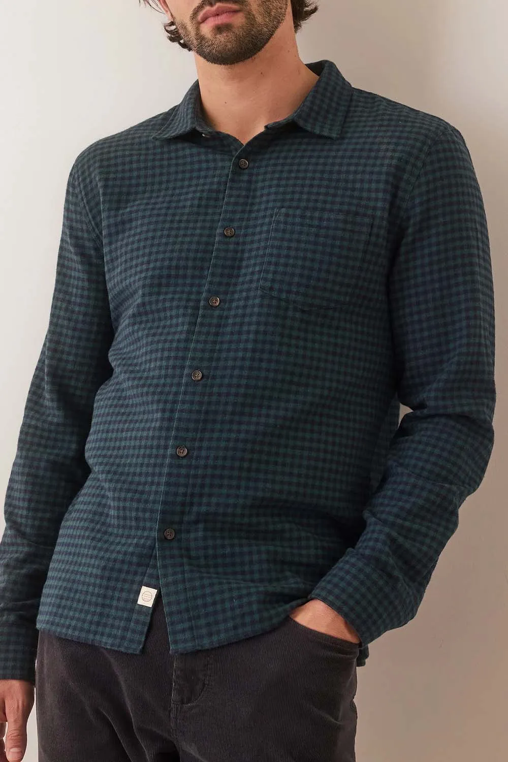 TAHOE FLANNEL SHIRT Green Gingham