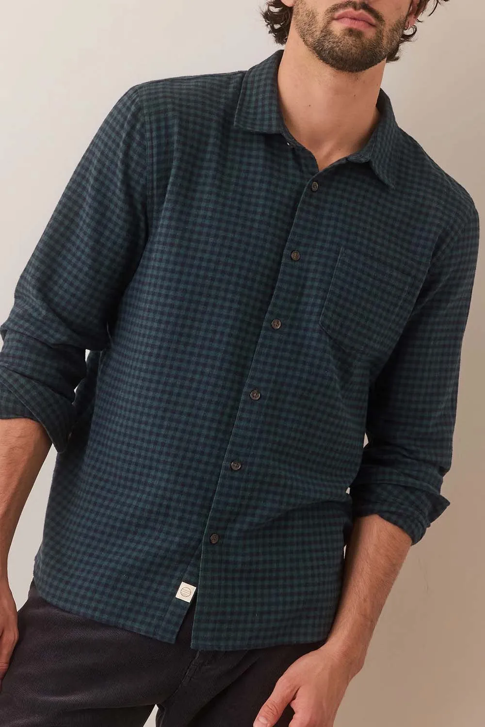 TAHOE FLANNEL SHIRT Green Gingham